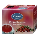 Infuso alla Frutta Mirtillo Rosso 15 bustine di tè - Viropa