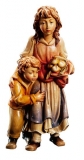 Pastorella con bambino Presepe Matteo - Dolfi Sculture in legno