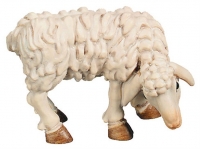 Eating sheep Nativity Matteo - Dolfi Sculptures Val Gardena