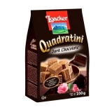 Wafer Quadratini Dark Chocolate 250 gr. - Loacker