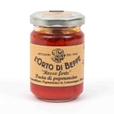 Well ground Peperoncino/chilli in olive oil 156 ml. - L'Orto di Beppe