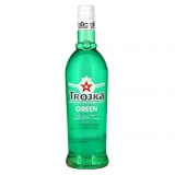 Trojka GREEN Vodka Liqueur 17 %  0,70 Liter