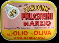Sardines in Olive Oil 100 gr. - Pollastrini