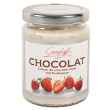 Chocolate spread white with strawberry 250 gr. - Grashoff 1872