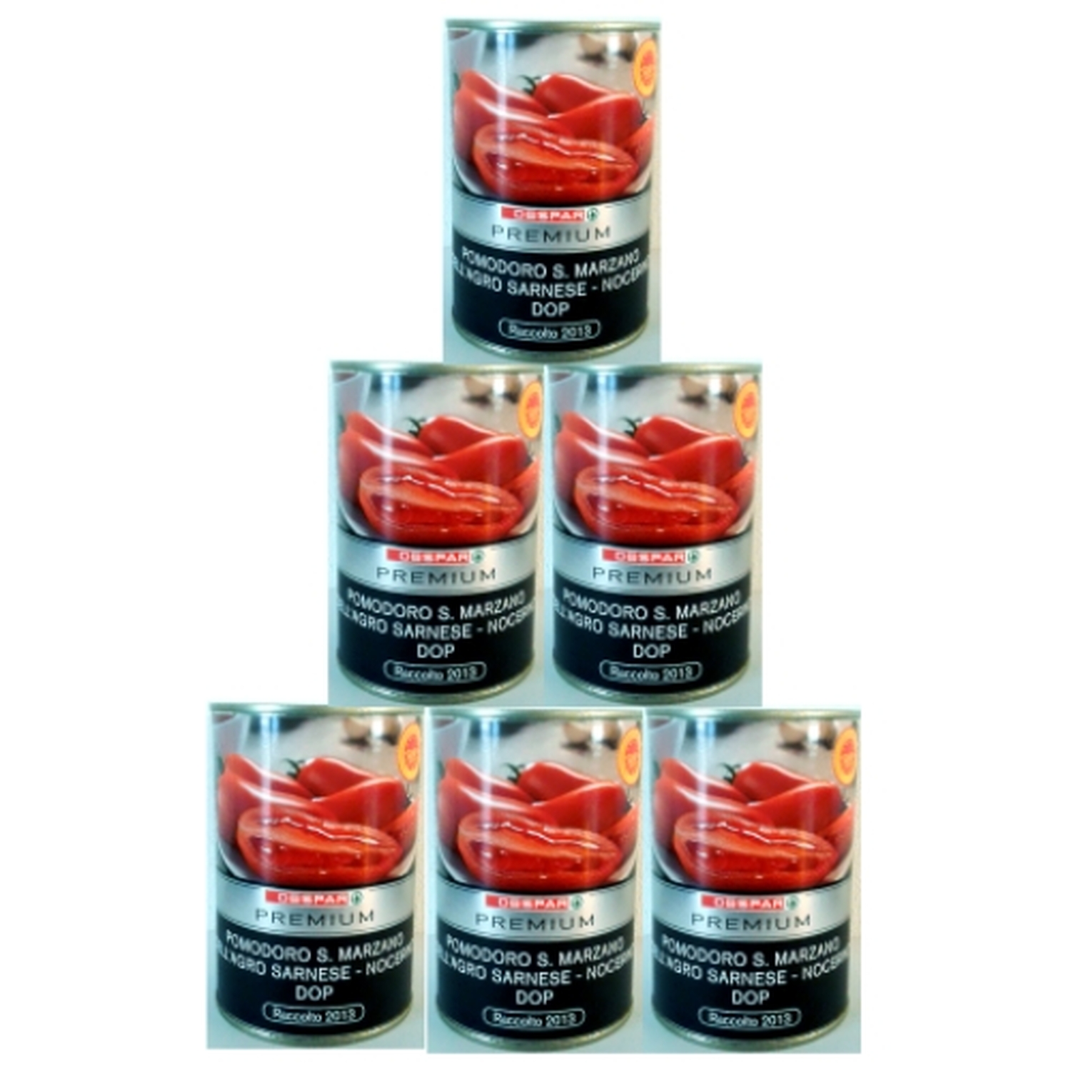 Tomatoes San Marzano . Set 6 x 400 gr. - Premium Despar - H&H Shop
