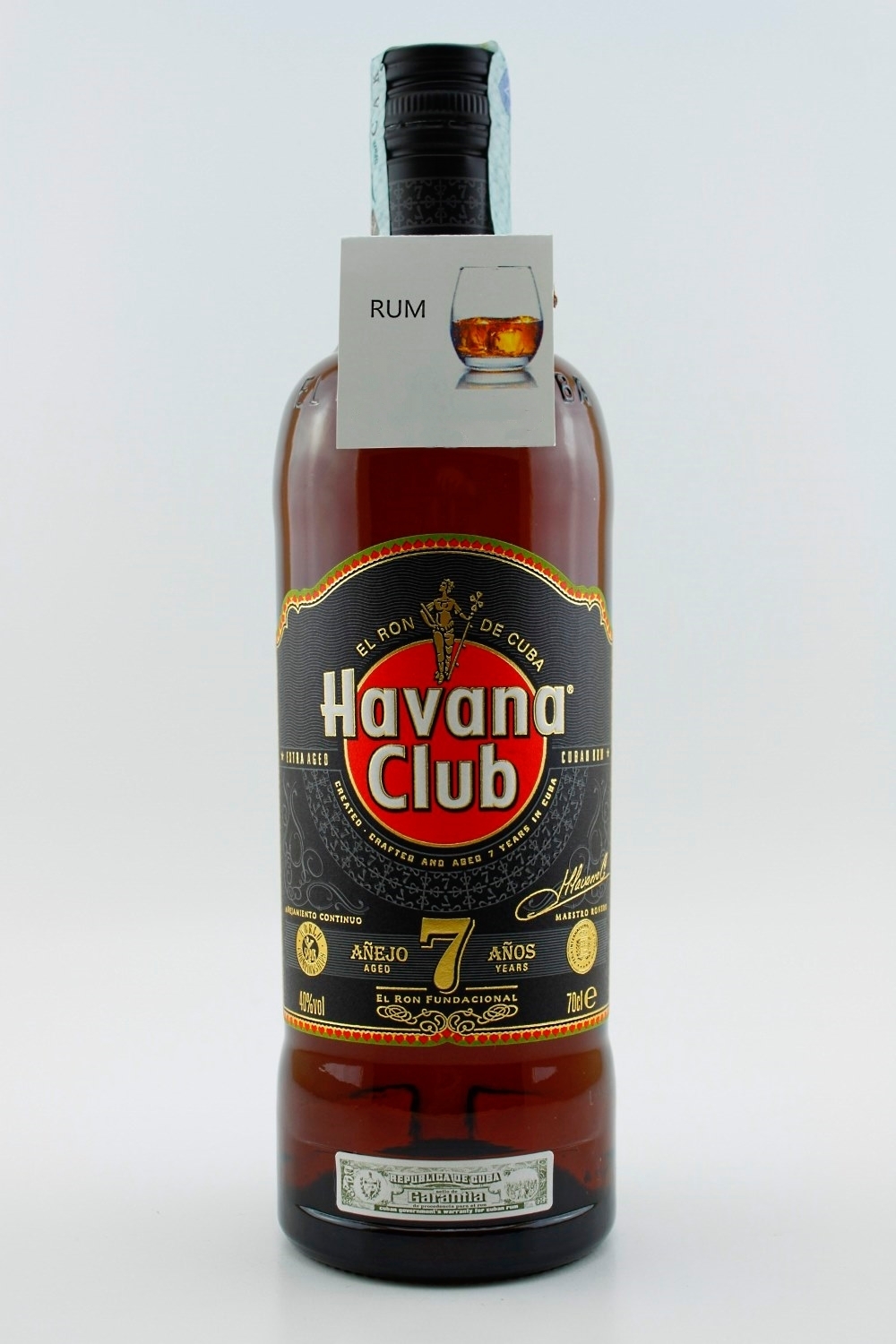 40% Anejo 7 Rum - - Shop H&H Havana 70 Club Havana cl. - Anos
