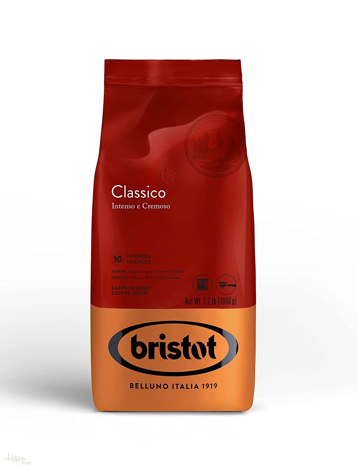 Grains de café espresso illy Classico - 1 x 3 kg