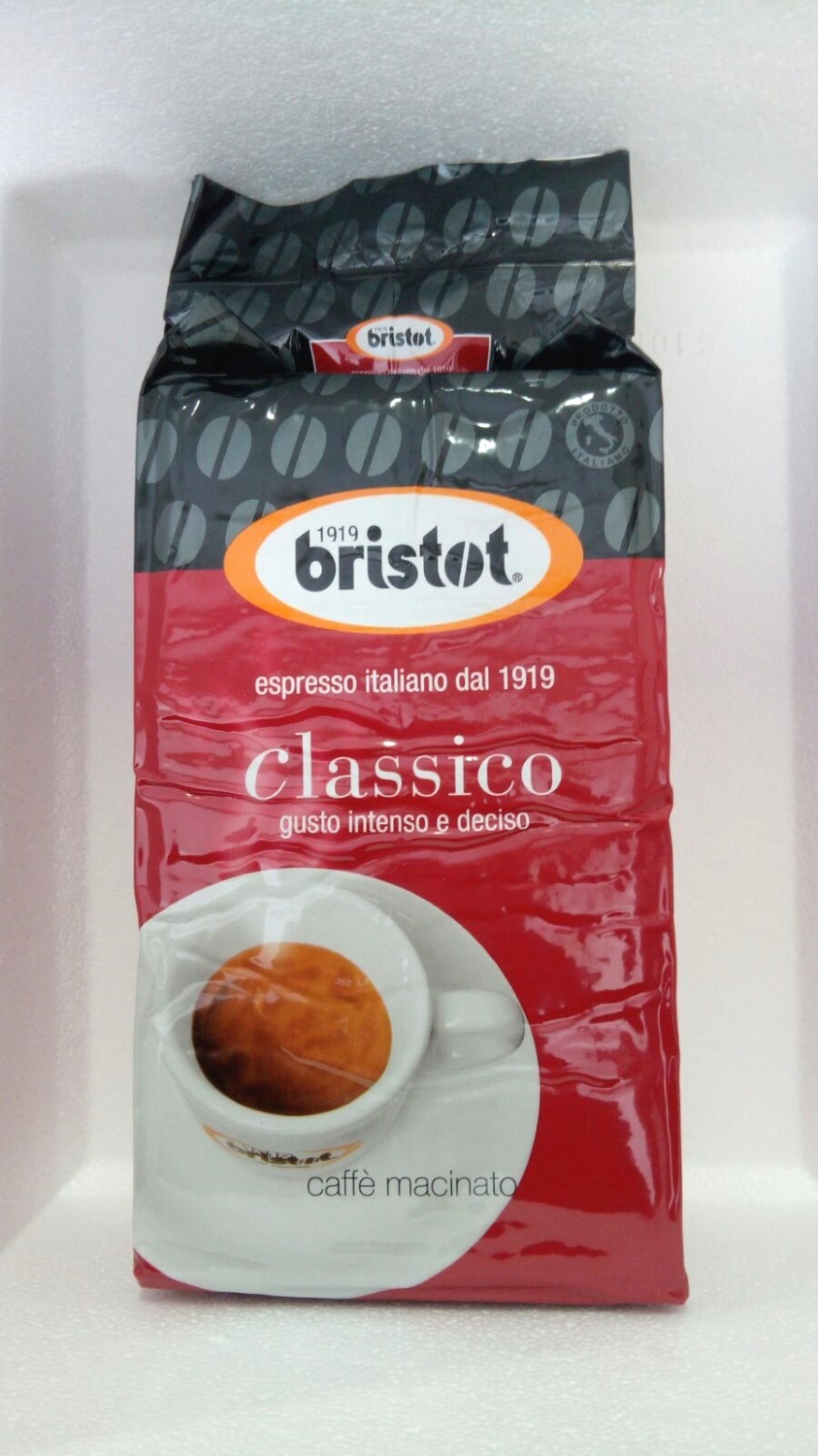 incident smuggling salon Coffee Espresso Bristot classico fine grind 1 kg. - H&H Shop