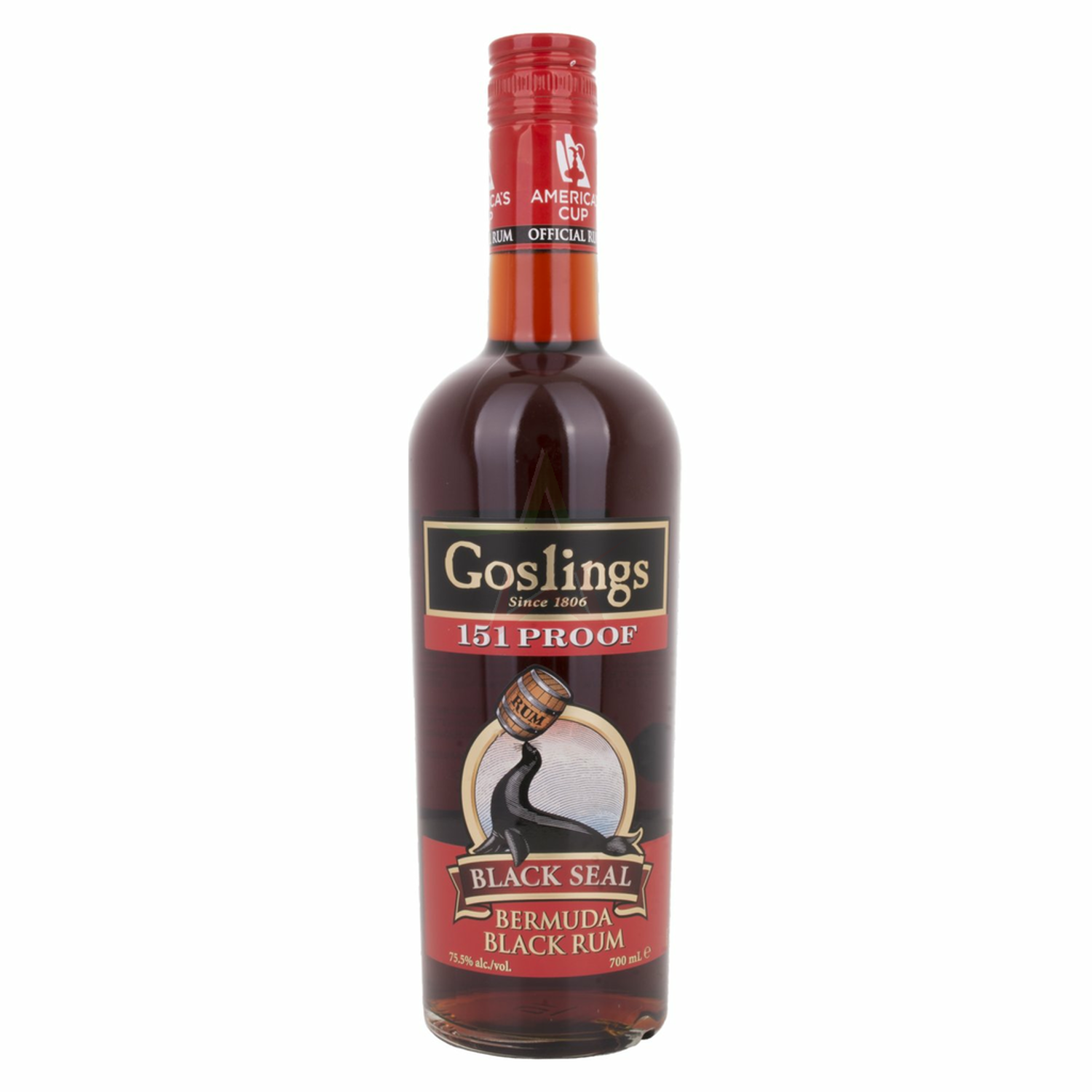 PROOF Bermuda Goslings Liter Shop % - 75,50 Rum Black Black 0,70 151 Seal H&H