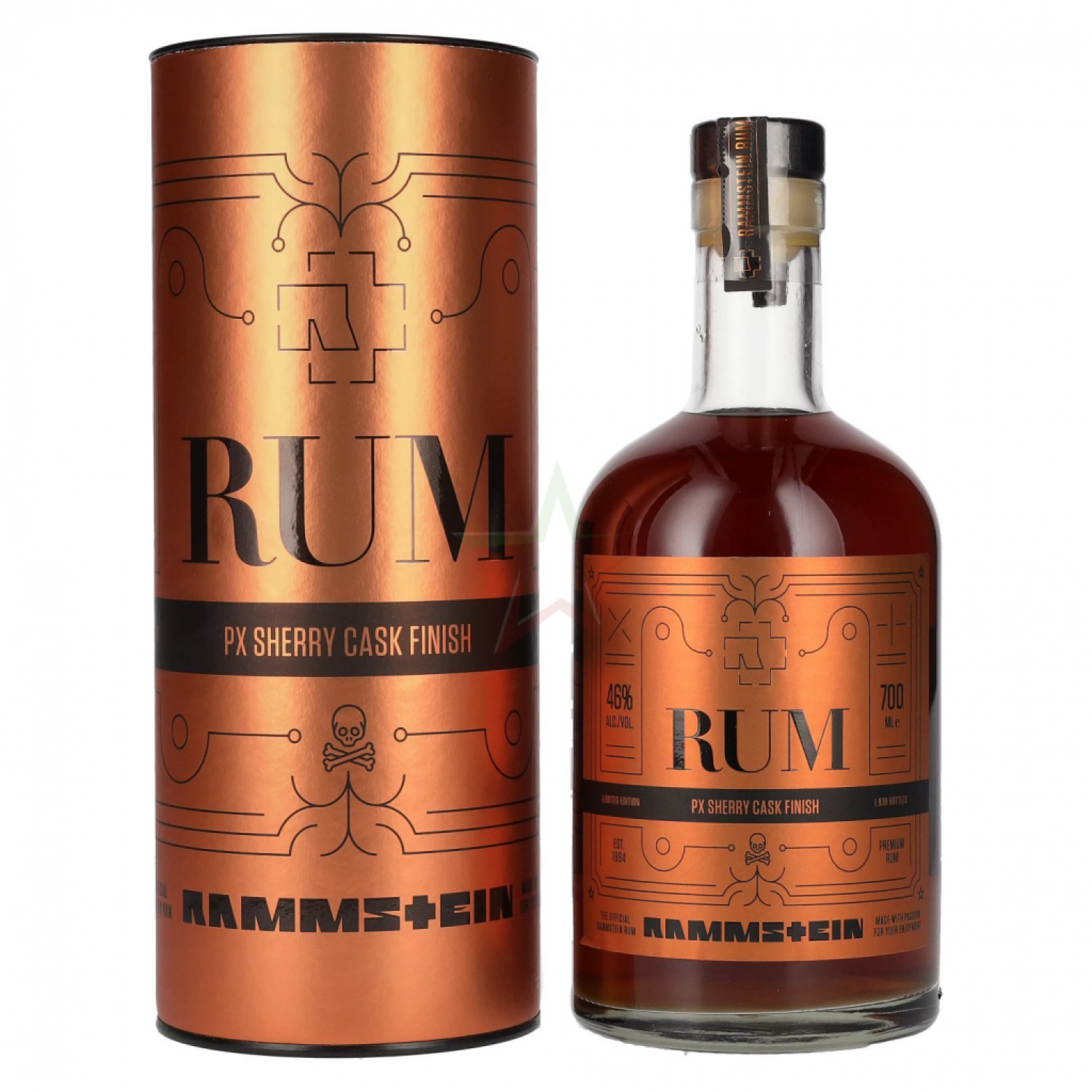 Rammstein Rum PX Sherry Cask Finish 46.0 % 0,70 lt. - H&H Shop