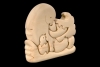 Duck Family 3D-Puzzle in natural wood - Dolfi