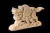 Buffalo 3D-Puzzle in natural wood - Dolfi