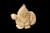 Santa Claus 3D-Puzzle in natural wood - Dolfi
