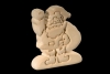 Santa Claus 3D-Puzzle in natural wood - Dolfi