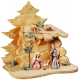 Nativity Set Matteo with holy family coloured - Dolfi