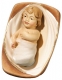 Infant Baby Jesus with crib Nativity Leonardo - Dolfi