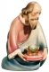 Kneeling wise man Nativity Leonardo - Dolfi Wood Carving