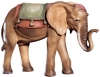 Elefant Krippenfigur Raffaello - Dolfi Holzkrippen Gröden