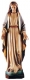 Wood Sculpture Virgin Mary Immaculate coloured - Dolfi
