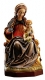 Wood Sculpture Madonna of the Light coloured - Dolfi