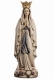 Wood Sculpture Our Lady of Lourdes with Crown coloured - Dolfi