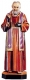 Wood Sculpture Father Pio Padre Pio coloured - Dolfi