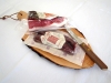 Cutting board + knife with South Tyrolean Specialities Sexten