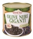 Giant black olives 3G natural 2,5 kg - Demetra